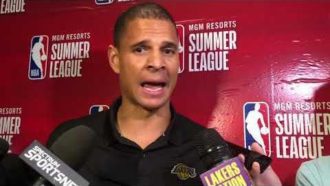 Watch: Miles Simon wins first game as Lakers summer league coach